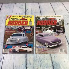 2 Vintage 1991-1992 Custom Rodder Magazines Premiere #1 #2 Hot Rod Cars Kustom picture