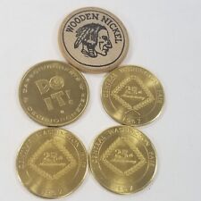 Vtg Central Washington Fair  Coins & Carson/Roberts Decisionometer/Wooden Nickel picture