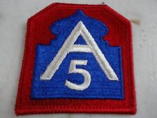 WW2 US 5th Army A-5 Division Shoulder Unit Military Uniform Patch Orig. WWII picture