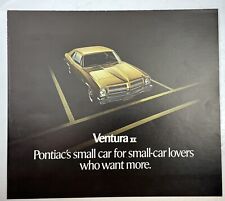 1972 Pontiac Ventura II New Car Dealer Brochure - Auto - Options - Specs picture