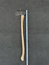 Vintage Vaughan Value Brand Axe With Original Wood Handle 36” picture