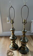 2- 1960’s Underwriters Laboratories Brass Table Lamps picture