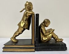 PAIR OF CHINESE CAST METAL BOOKENDS BY RONSON picture