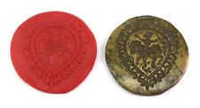 Vintage Beautiful Designs Bronze God/Goddess Jewelry Die/Seal/Stamp. G46-159  picture