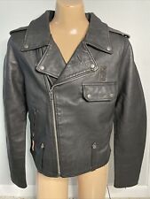 HARLEY DAVIDSON Leather Motorcycle Jacket Med Vintage Style BRANDO Sample NWT picture
