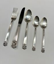 APRIL  Vtg 35 pc WM Rogers & Son IS Silverplate Flatware Service For 6 w Extras picture