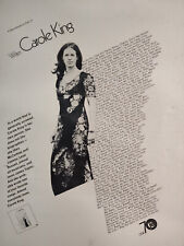 Rare 1970 Vintage Ad Advertisement for CAROL KING's Debut album WRITER picture