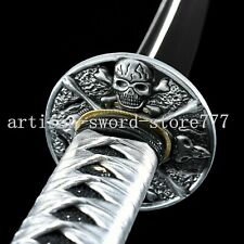 Katana Handmade Japanese Samurai Sword 1095 High Carbon Steel Blade Full Tang picture