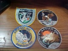 4-Vintage NASA Apollo 10 & 11 & 12 & 13  Patches SEE all pictures picture