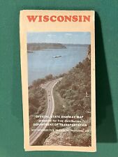 Vintage 1985 Wisconsin Official State Highway Map, 30” X 26” picture