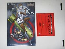 Coffin Comics Lady Death Echoes #1 Bomber Edition Death from Above Signed COA picture