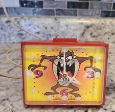 1995 Vintage Looney Tunes Taz Tasmanian Devil Westclox Analog Alarm Clock Works picture