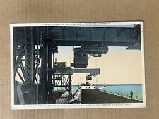 Postcard Lorain OH Baltimore Ohio Railroad Ore Docks Great Lakes Freighter Ship picture