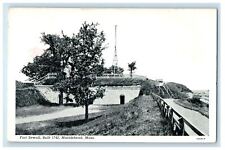 Fort Sewall Old Fort Marblehead Massachusetts MA Unposted Vintage Postcard picture