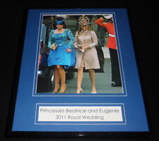 Princess Beatrice & Eugenie 2011 Royal Wedding Framed 11x14 Photo Display  picture