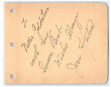 JEAN HARLOW Autograph Mama Jean HAND SIGNED Original Vintage Album Page picture