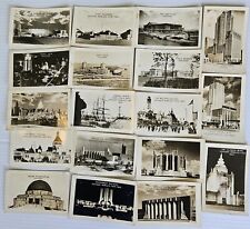 Lot of 18 Vintage 1933 Chicago Worlds Fair Miniature Souvenir Photos FREE S&H picture