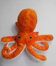 Really RARE??  WILD REPUBLIC Octopus Huggers Orange Slap Bracelet Plush Toy picture