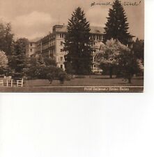Baden Baden Germany Hotel Bellavue Vintage Postcard E30 picture