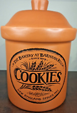 The Bakery At Barnham Hills Cookies Jar, Earthenware Brown Secure Seal   picture