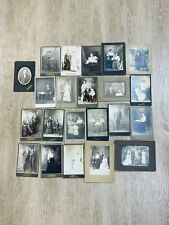 22 Cabinet Cards 1800's 1900s Some Marked Marquette Negaunee Ishpeming Michigan picture