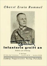 Infantry Attack by Colonel Erwin Rommel Book Page Picture Print Poster  picture