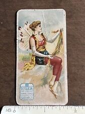Antique Victorian. Triger Chewing Tobacco Trade Card Fairy Lady T1 picture