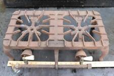 GRISWOLD MODEL # 202 CAST IRON 2 DUAL BURNER COOK STOVE - PROPANE / NATURAL GAS picture