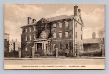 Cambridge MA Massachusetts Harvard Phillips Brooks House Postcard picture