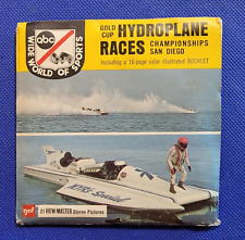 GAF B945 ABC Sports Hydroplane Races San Diego CA view-master 3 Reels Packet picture
