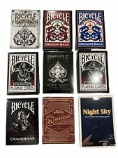 Playing Cards Lot BICYCLE Black Ghost, Dragon Back, Arch Angels, Guardians, NEW picture