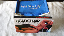 Vtg 80's Heads Up Portable Beach Headrest Blue In Box Iconic Headchair NOS NEW picture