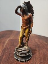Vtg Franz Bergman Viennese Cold Painted Native American Indian Spelter Figurine  picture