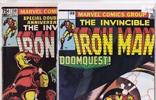The Invincible Iron Man #149-150 Doomquest Marvel Comics Group 1981 Bronze Age picture