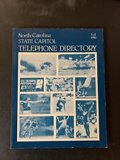 1986 North Carolina State Capitol Telephone Directory picture
