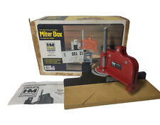 Vintage Hempe 3616 Precision  Miter Box Angle Saw Workbench Mount Molding Manual picture