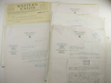 1929 Lamson Goodnow Harry B Worth Detroit MI Signed Telegram ADs Ephemera P1023E picture