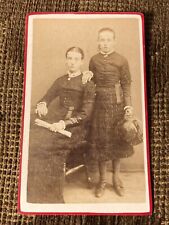 Victorian CDV Photo Two Women c. 1880s picture