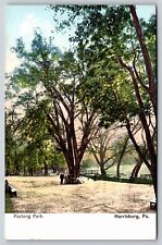 Harrisburg Pennsylvania~Trees In Paxtang Park~Vintage Postcard picture