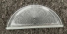 Vintage Lausitzer Modern Op Art Geometric Bent Glass Napkin / Letter Holder  MCM picture