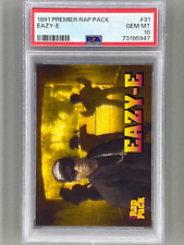 1991 Premier Rap Pack #31 Eazy-E PSA 10 Pop 39 (Music) picture