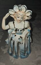 Vintage Betsons Lady In Blue Dress Bell  (Hand Painted) picture