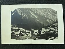 Joseph Oregon OR River And Snow Melt Wallowa Antique RPPC Photo Postcard picture