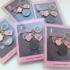 Starbucks Blackpink Barbie Pink Black Keychain Bag Pendant Decoration Xmas Gift picture