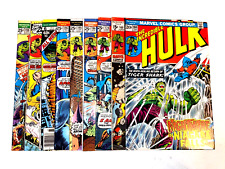 Incredible Hulk Comic Lot #140-199 (9 Issues) Marvel, 1971-77, 1st Jarella VF-NM picture