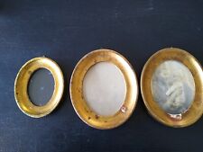 Old Chippy Wooden Frames~Set Of 3~Oval picture