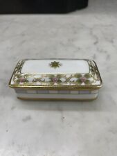 vintage hand painted nippon trinket box picture