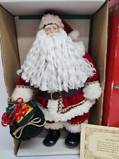 Vintage 1991 Brinn’s Christmas Collection Santa Claus Doll Figurine 11.5
