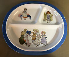 1990 Metropolitan Museum of Art NYPL Kate Greenaway Child Divided Melamine Plate picture
