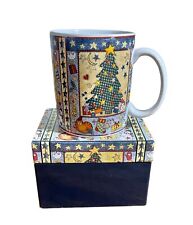 Vintage Ellen Stouffer Christmas Stars Collector Mug 1997 Lang and Wise picture
